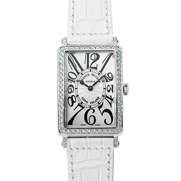 フランクミュラー ロングアイランド レリーフ 952 QZ D 1R シルバー レディース 時計 【中古】【wristwatch】