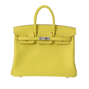 エルメス バーキン 25 ライム ヴォースイフト レディース バッグ 【新品】【bag】