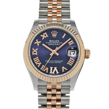 ロレックス デイトジャスト 31 278271 オーベルジーヌ/ダイヤモンド ユニセックス 時計 【中古】【wristwatch】