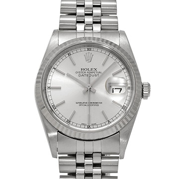 ロレックス デイトジャスト 16234 シルバー メンズ 時計 【中古】【wristwatch】