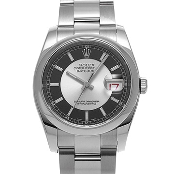 ロレックス デイトジャスト 116200 シルバー/ブラック メンズ 時計 【中古】【wristwatch】