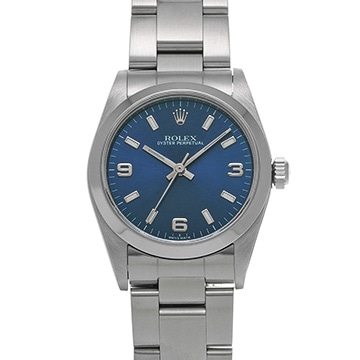 ロレックス オイスターパーペチュアル 77080 ブルー ユニセックス 時計 【中古】【wristwatch】