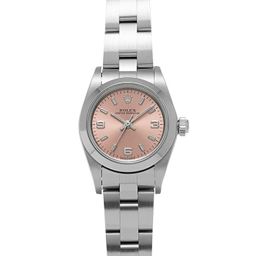 ロレックス オイスターパーペチュアル 76080 ピンク レディース 時計 【中古】【wristwatch】