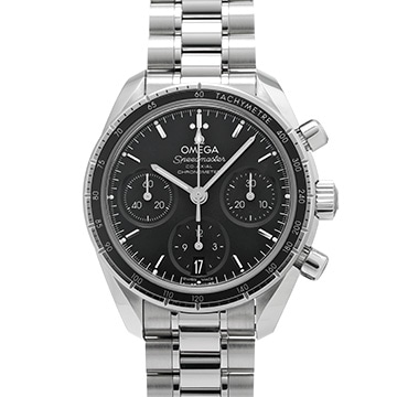オメガ スピードマスター 38 コーアクシャル 324.30.38.50.01.001 ブラック メンズ 時計 【中古】【wristwatch】