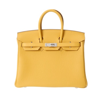 エルメス バーキン 25 ジョーヌアンブル トゴ レディース バッグ 【新品】【bag】