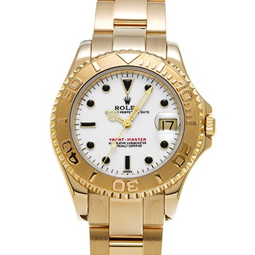 ロレックス ヨットマスター 34 68628 ホワイト ユニセックス 時計 【中古】【wristwatch】