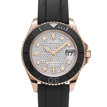 ロレックス ヨットマスター 37 268655 パヴェダイヤモンド ユニセックス 時計 【中古】【wristwatch】