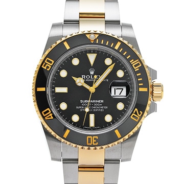 ロレックス サブマリーナ デイト 116613LN ブラック メンズ 時計 【中古】【wristwatch】