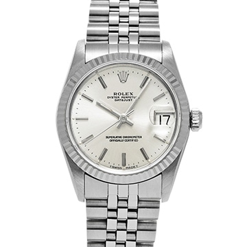 ロレックス デイトジャスト 68274 シルバー ユニセックス 時計 【中古】【wristwatch】