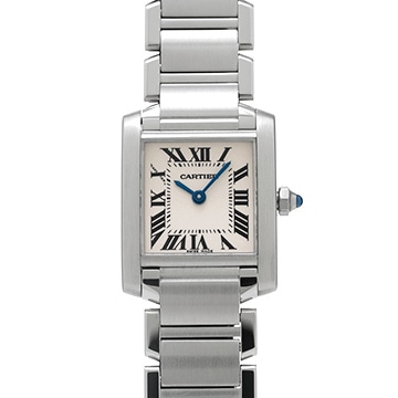 カルティエ タンクフランセーズ SM W51008Q3 シルバー レディース 時計 【中古】【wristwatch】
