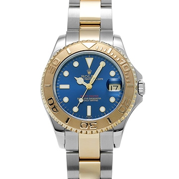 ロレックス ヨットマスター 34 68623 ブルー ユニセックス 時計 【中古】【wristwatch】