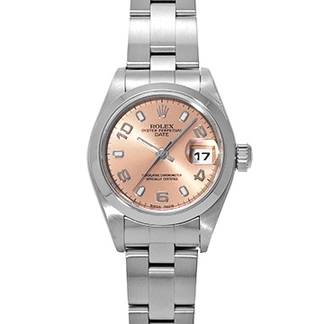 ロレックス オイスターパーペチュアル デイト 79160 ピンク レディース 時計 【中古】【wristwatch】