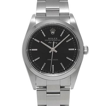 ロレックス エアキング 14000M ブラック メンズ 時計 【中古】【wristwatch】
