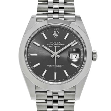 ロレックス デイトジャスト 41 126300 スレートグレー メンズ 時計 【新品】【wristwatch】