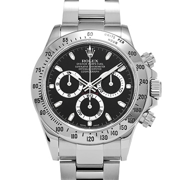 ロレックス コスモグラフ デイトナ 116520 ブラック メンズ 時計 【中古】【wristwatch】