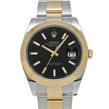 ロレックス デイトジャスト 41 126303 ブラック メンズ 時計 【新品】【wristwatch】