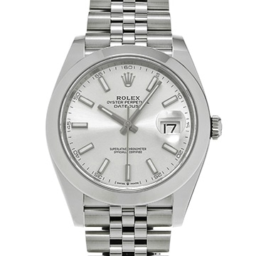ロレックス デイトジャスト 41 126300 シルバー メンズ 時計 【新品】【wristwatch】