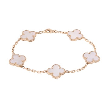 ヴァン クリーフ&アーペル ヴィンテージアルハンブラ ブレスレット ゴールド K18イエローゴールド YG レディース ジュエリー 【中古】【jewelry】