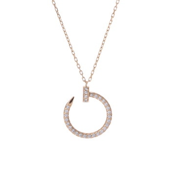 カルティエ ジュストアンクル ネックレス ゴールド K18イエローゴールド YG レディース ジュエリー 【中古】【jewelry】