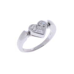 ブルガリ クオーレリング シルバー K18ホワイトゴールド WG レディース ジュエリー 【中古】【jewelry】