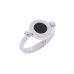 ブルガリ BBフリップ リング シルバー 328806 K18ホワイトゴールド WG レディース ジュエリー 【中古】【jewelry】