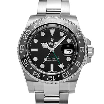 ロレックス GMTマスターII 116710LN ブラック メンズ 時計 【中古】【wristwatch】