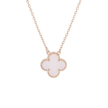 ヴァン クリーフ&アーペル ヴィンテージアルハンブラ ネックレス ゴールド VCARA45900 K18イエローゴールド YG レディース ジュエリー 【中古】【jewelry】