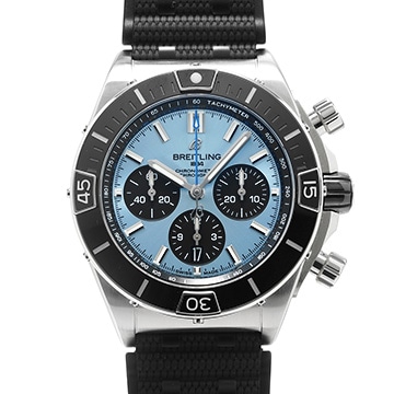 ブライトリング スーパー クロノマット B01 44 PB0136251C1S1 アイスブルー/ブラック メンズ 時計 【中古】【wristwatch】