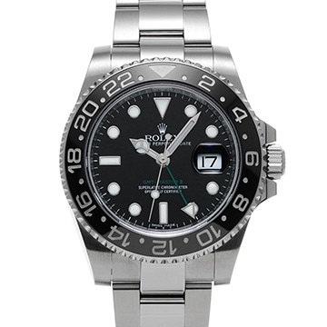 ロレックス GMTマスターII 116710LN ブラック メンズ 時計 【中古】【wristwatch】