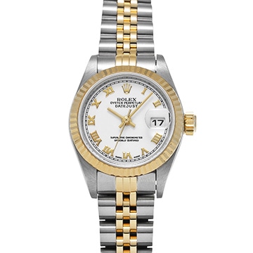 ロレックス デイトジャスト 79173 ホワイト レディース 時計 【中古】【wristwatch】