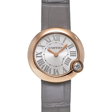 カルティエ バロン ブラン ドゥ カルティエ 30mm WGBL0005 シルバー レディース 時計 【中古】【wristwatch】