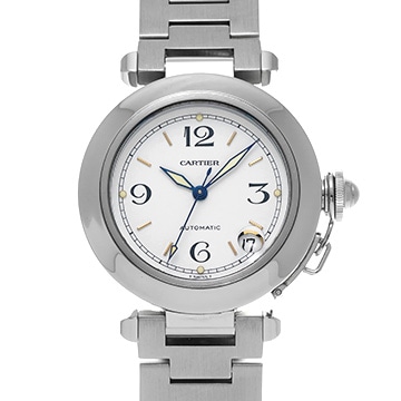 カルティエ パシャC W31015M7 ホワイト ユニセックス 時計 【中古】【wristwatch】