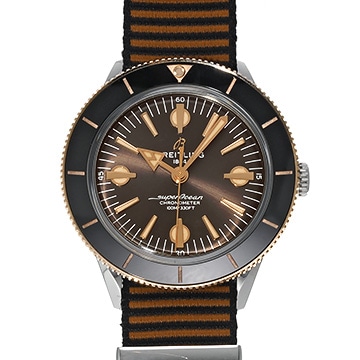 ブライトリング スーパーオーシャン ヘリテージ 1957 アウターノウン リミテッド U103701A1Q1W1 ブラウン メンズ 時計 【中古】【wristwatch】