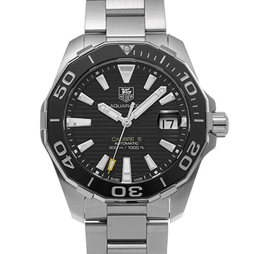 タグ ホイヤー アクアレーサー キャリバー5 WAY211A.BA0928 ブラック メンズ 時計 【中古】【wristwatch】