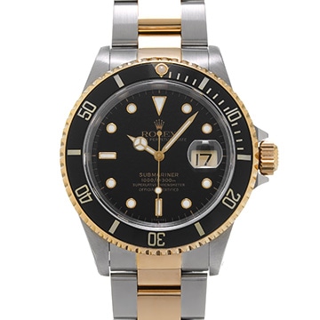 ロレックス サブマリーナ デイト 16613LN ブラック メンズ 時計 【中古】【wristwatch】