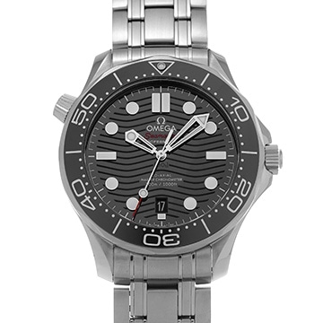オメガ シーマスター ダイバー300 コーアクシャル マスタークロノメーター 210.30.42.20.01.001 ブラック メンズ 時計 【中古】【wristwatch】