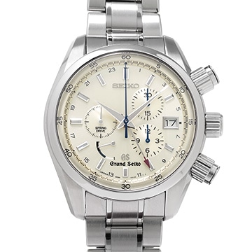 グランドセイコー スプリングドライブ クロノグラフ GMT SBGC001 シルバー メンズ 時計 【中古】【wristwatch】