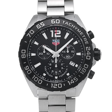 タグ ホイヤー フォーミュラ1 クォーツ クロノグラフ CAZ1010.BA0842 ブラック メンズ 時計 【中古】【wristwatch】