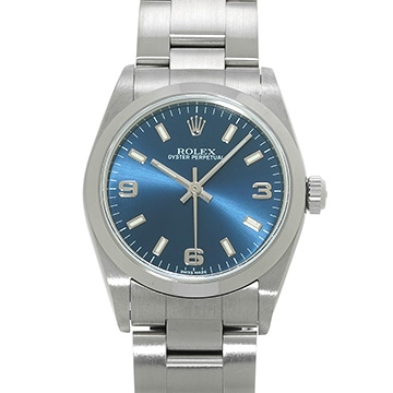 ロレックス オイスターパーペチュアル 31 77080 ブルー ユニセックス 時計 【中古】【wristwatch】