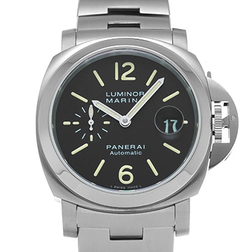 パネライ ルミノールマリーナ オートマティック PAM00299 ブラック メンズ 時計 【中古】【wristwatch】