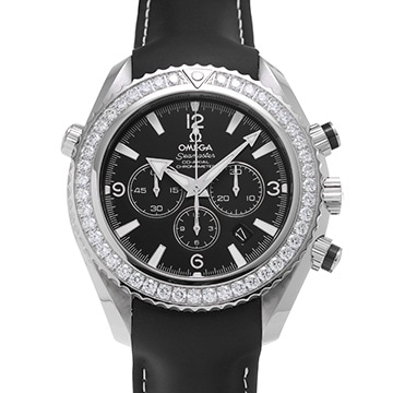 オメガ シーマスター プラネットオーシャン 600 コーアクシャル クロノグラフ 222.18.46.50.01.001 ブラック メンズ 時計 【中古】【wristwatch】