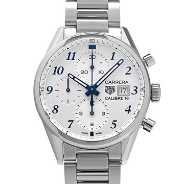 タグ ホイヤー カレラ キャリバー16 クロノグラフ ジャパン スペシャル エディション CBK2114.BA0715 シルバー メンズ 時計 【中古】【wristwatch】