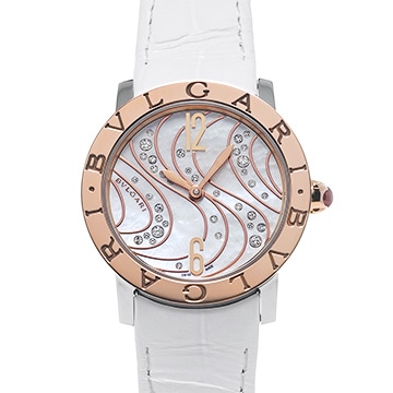 ブルガリ ブルガリブルガリ BBLP33SG ホワイトシェル/ダイヤモンド レディース 時計 【中古】【wristwatch】