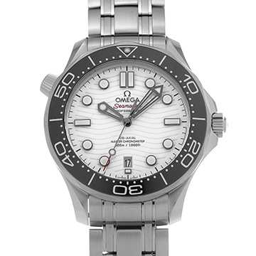 オメガ シーマスター ダイバー300 コーアクシャル マスタークロノメーター 210.30.42.20.04.001 ホワイト メンズ 時計 【中古】【wristwatch】