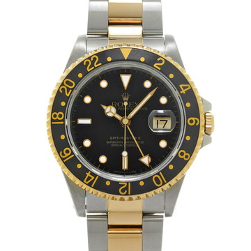 ロレックス GMTマスターII 16713 ブラック メンズ 時計 【中古】【wristwatch】