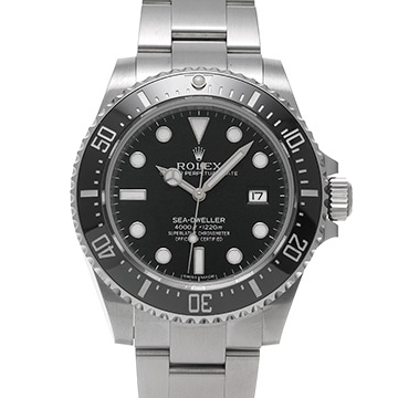 ロレックス シードゥエラー 4000 116600 ブラック メンズ 時計 【中古】【wristwatch】
