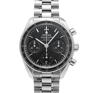 オメガ スピードマスター 38 コーアクシャル 324.30.38.50.01.001 ブラック メンズ 時計 【中古】【wristwatch】