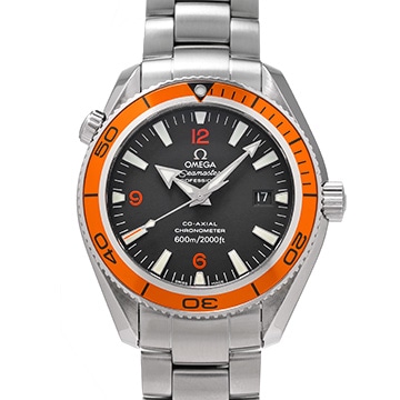 オメガ シーマスター プラネットオーシャン 600 コーアクシャル 2209.50 ブラック メンズ 時計 【中古】【wristwatch】