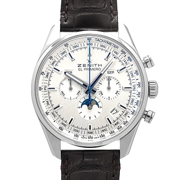 ゼニス エル・プリメロ 410 03.2091.410/01.C494 シルバー メンズ 時計 【中古】【wristwatch】