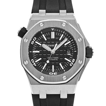 オーデマ ピゲ ロイヤルオーク オフショア ダイバー 15710ST.OO.A002CA.01 ブラック メンズ 時計 【中古】【wristwatch】
